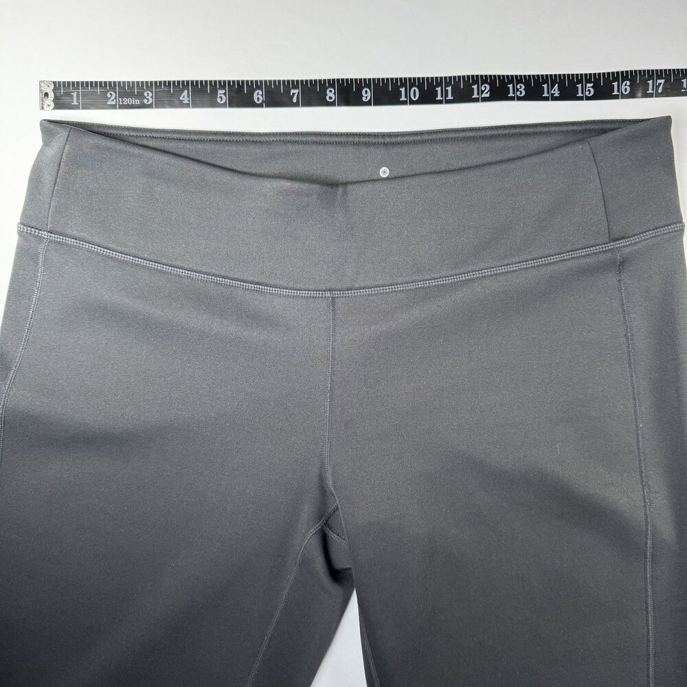 Athleta Pants Womens Large Gray Flare Yoga Activewear Stretch Gym Style‎ 790992 - Picture 7 of 14